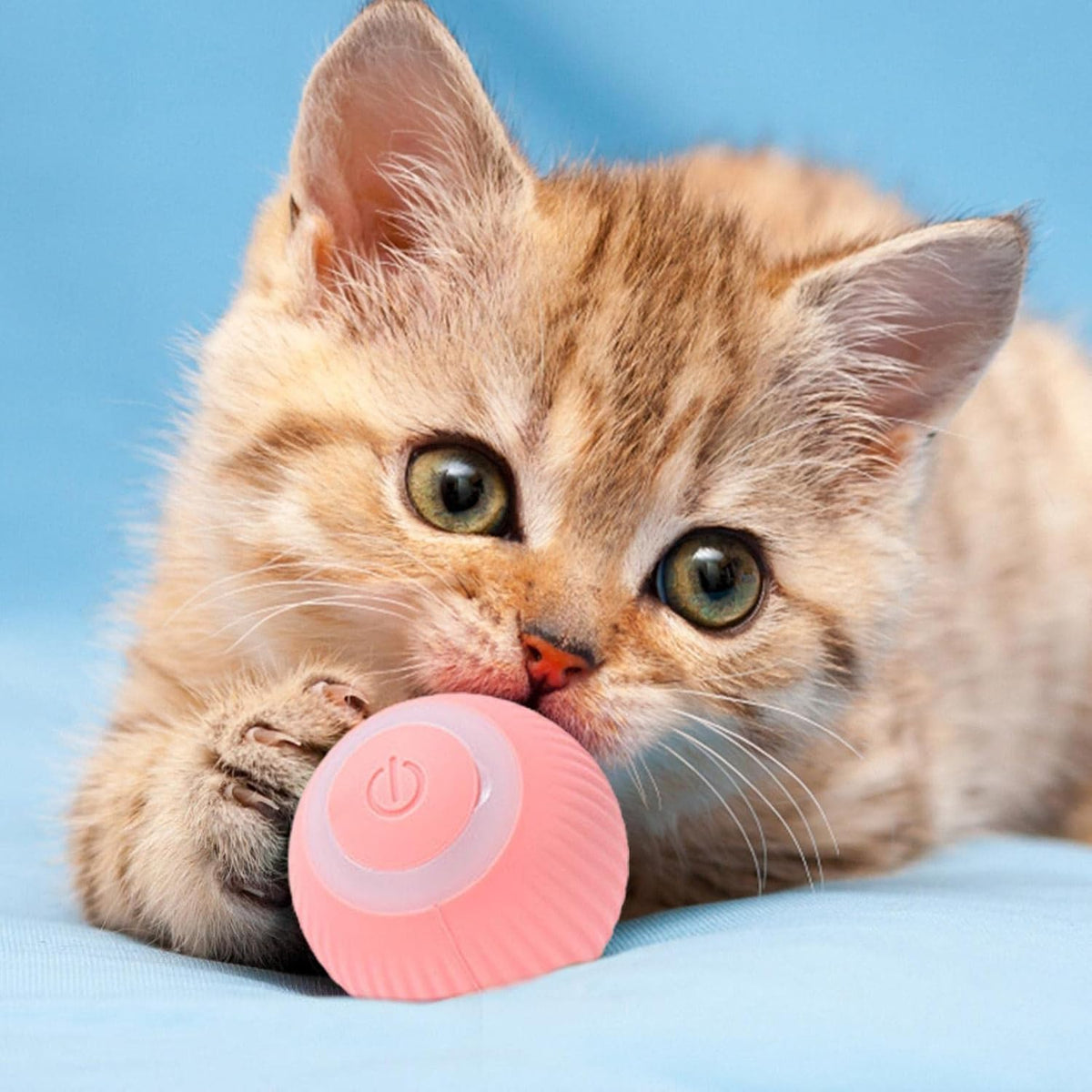Smart Interactive Cat Toy Ball, Automatic Rolling
